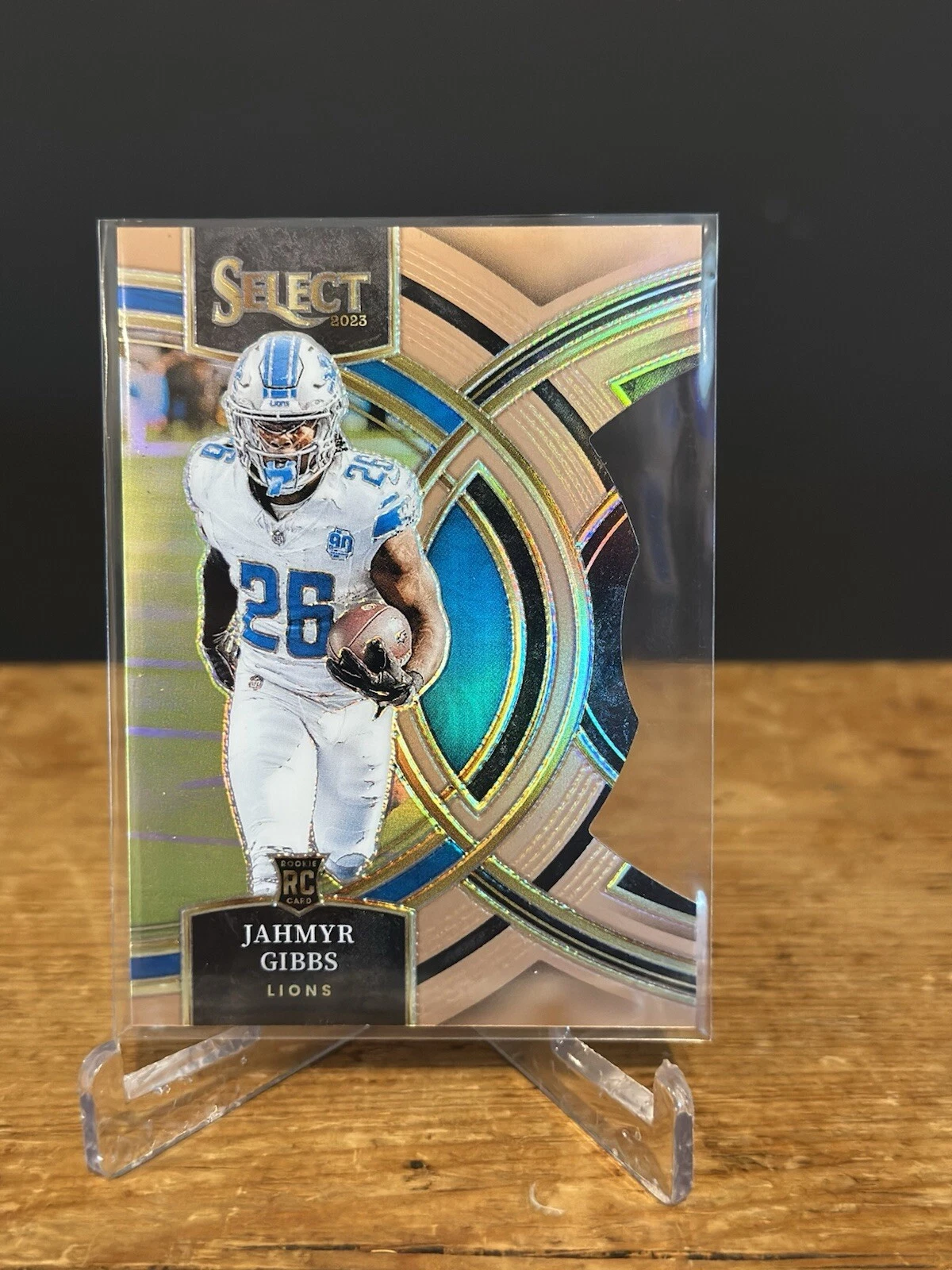 2023 Panini Select - Premier Level #198 Jahmyr Gibbs (RC) Copper Die Cut 229/299