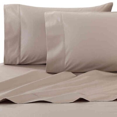 Wamsutta Dream Zone Pimacott 750 Count King pillowcases-Taupe (set of 2) 