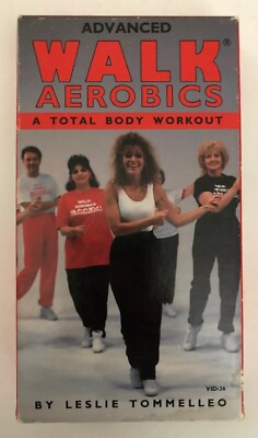 動作確認済 マッスル&フィットネス ARMS アキム アルブレヒト VHS Advanced Walk Aerobics By Leslie Tommelleo VHS 1988-TESTED-RARE