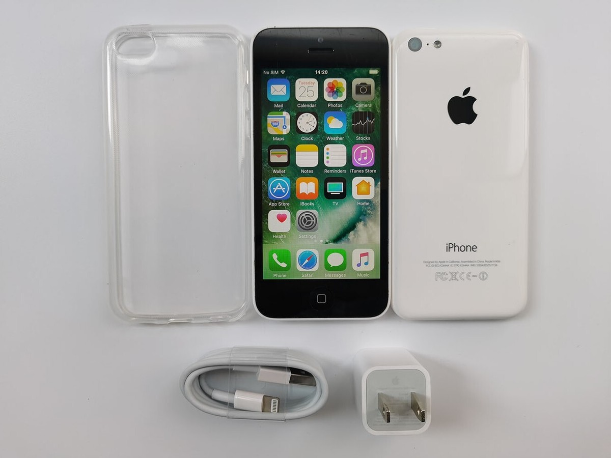 100% Good working Apple iPhone 5c 8/16/32GB White Unlocked