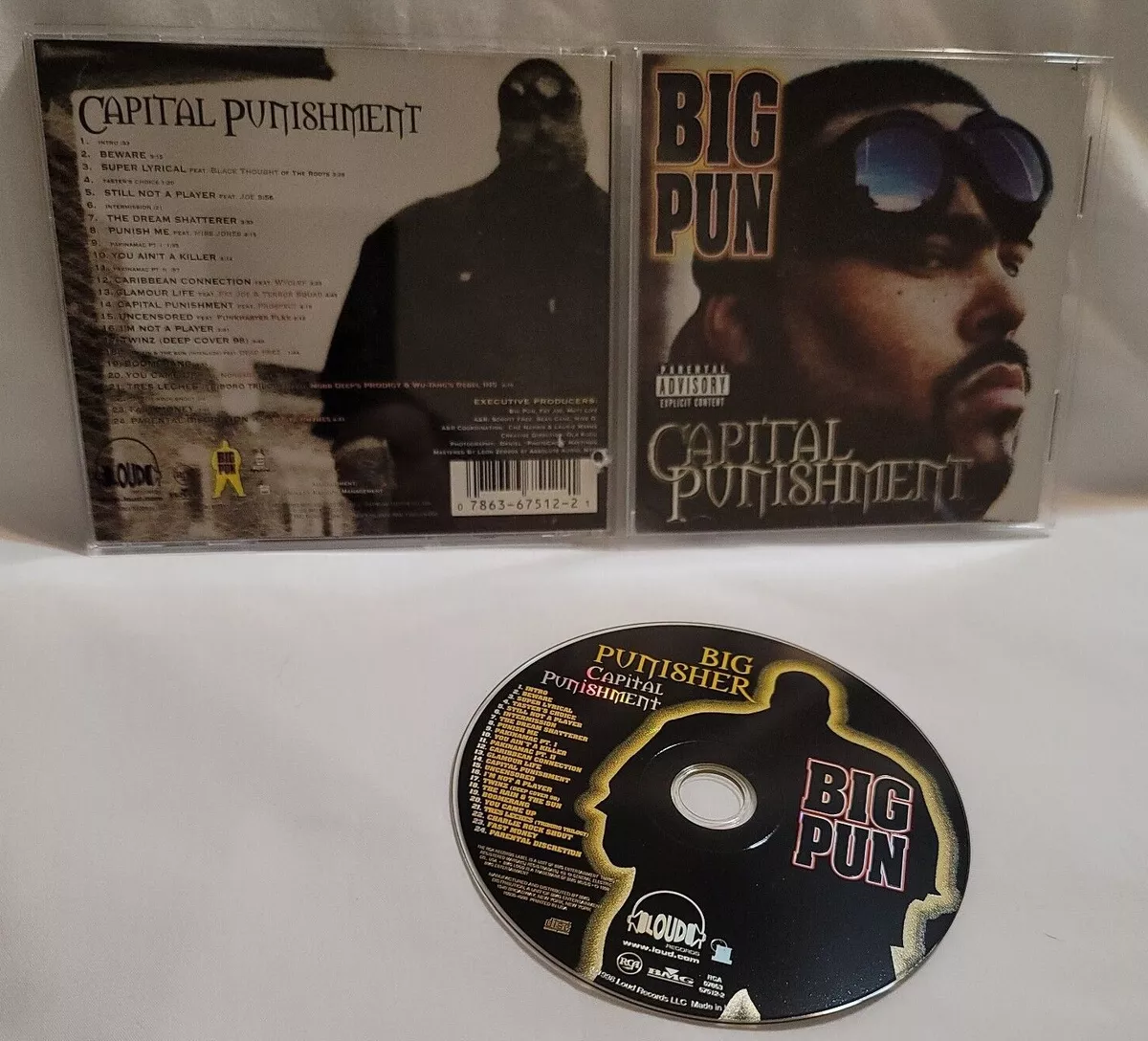 Vintage 1998 Big Pun Capital Punishment CD RCA HIP HOP RAP