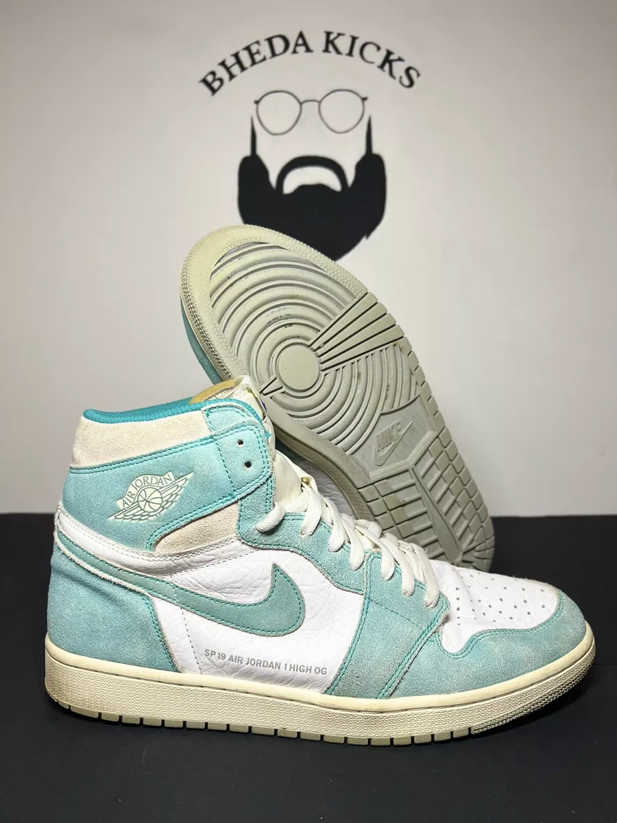 Nike Air Jordan 1 Retro High OG Turbo Green/Sail-White 555088 311 Size 13  Rare