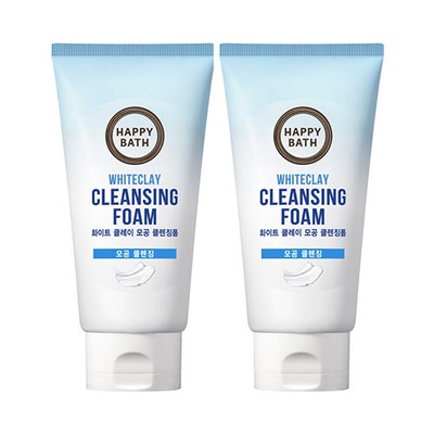 white clay cleansing foam