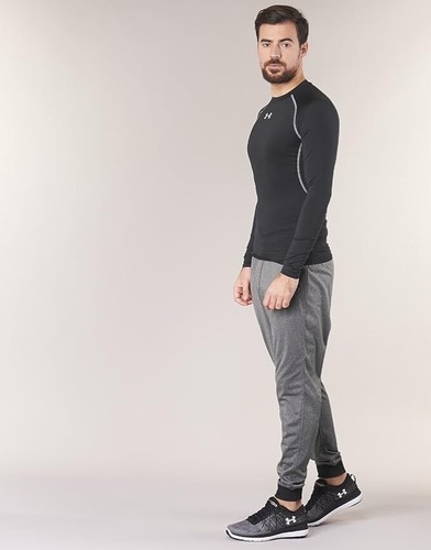 Under Armour Mens HeatGear Long Sleeve Compression Top -Black Large New - Picture 7 of 7