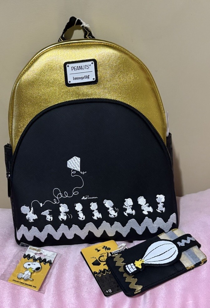 【新品】ラウンジフライ　スヌーピー Peanuts75周年 バックパック Amazon.com: Loungefly Peanuts 75th Anniversary Mini Backpack