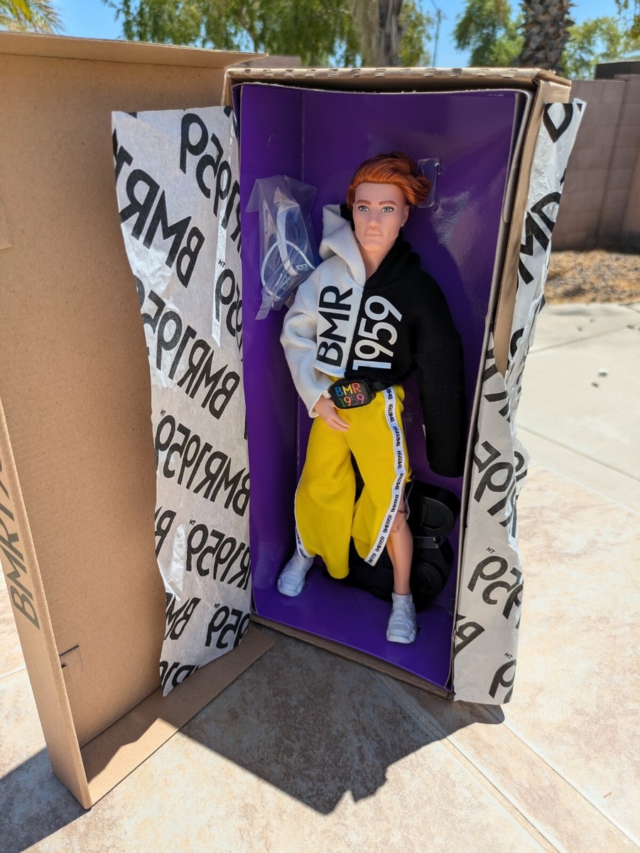 Red Head Barbie Ken Bmr 1959 BMR1959 Ken Doll With Red Hair And