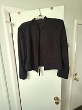 Jessica Howard Beaded Jacket With Zipper And Tassel. Size 16