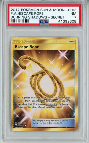 Escape Rope graded PSA 7 for sale on eBay