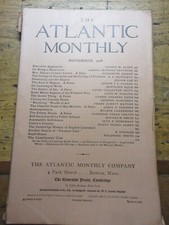 11/19O8 ATLANTIC MONTHLY 