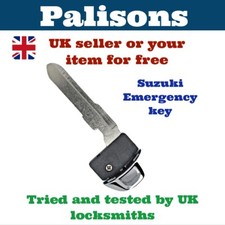  for Suzuki swift Vitara  Remote Key fob uncut emergency Blade  