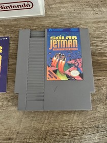 Solar Jetman: Hunt For The Golden Warpship (Nintendo NES) con manual