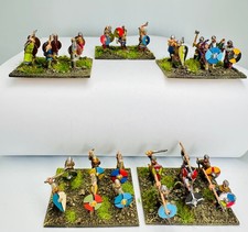5x Bases 1:72 Scale Anglo Saxon Spearman, 30 Figures *Superb!*