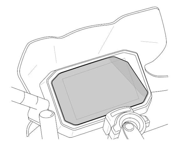 Puig Dashboard Protector | Clear | Suzuki GSX-8S 2023>Current