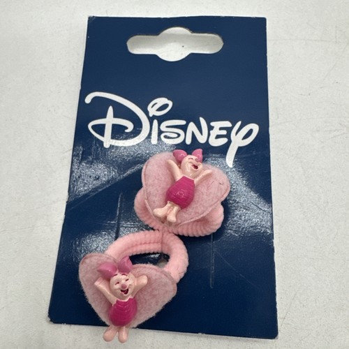 Vintage Disney Winne The Pooh Hair Ties- Pooh Bear & Piglet New Holland - Picture 6 of 11