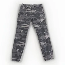 Rewash Skinny Jeans Raw Hem Faded Womens Size 11 / 30 Stretch Camouflage 29x26