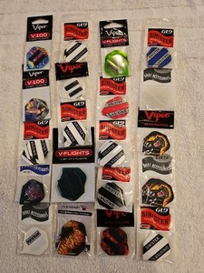 Dart Flights Mixed Standard  20 Sets. Lot 110