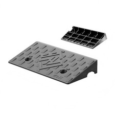 Rubber Threshold Ramp, 3" Rise Wheelchair Ramp Doorway, 7000Lbs Load Capacity...