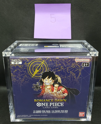 one piece romance dawn booster box blue bottom Romance Dawn - Booster Box Case (Wave 1 - Blue) - Romance Dawn - One Piece  Card Game