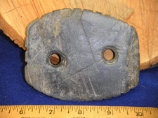 EXTRA LARGE GORGET – 1989 CHICAGO ILLINOIS ESTATE SALE - SELLING AS REPRODUCTION