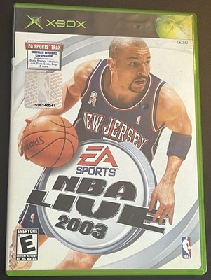 NBA Live 2003 (Original Xbox) Complete With Manual CIB Not Tested