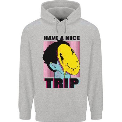 Acid Have a Nice Trip LSD Trippy Herren 80% Baumwolle Kapuzenpullover