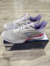 Babolat Jet Tere Women's All Court Tennis Shoes White/Lavender Multiple Sizes