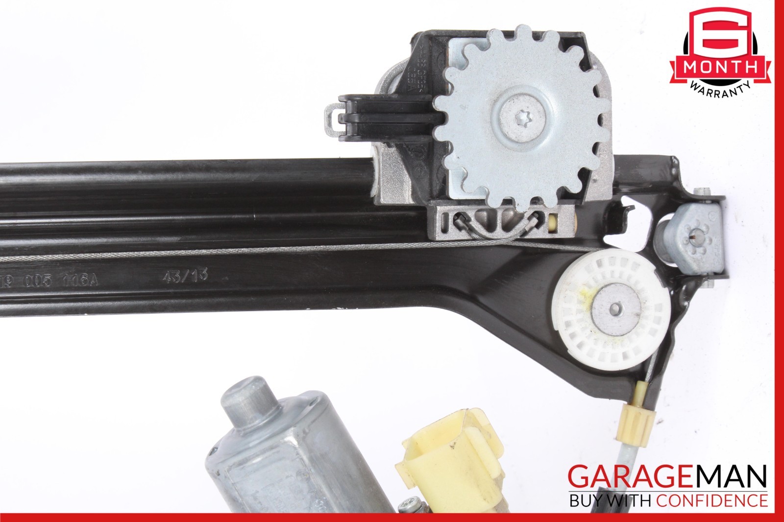 14-22 Maserati Quattroporte Rear Left Side Window Regulator Motor w/ Motor OEM
