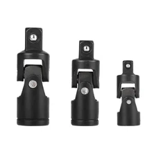 1/4 3/8 1/2in Drive Swivel Impact Universal Joint Socket Set Adapter Tools Set