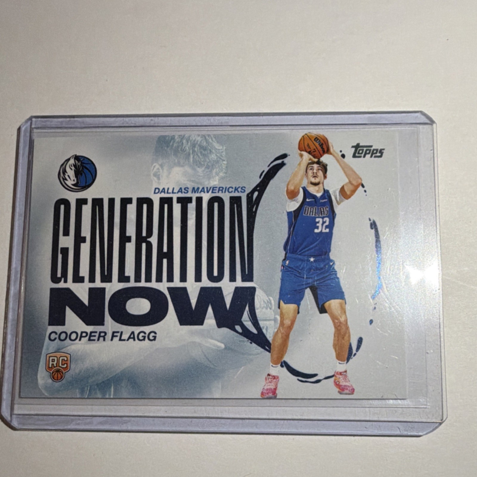 2025-26 Topps Generation Now Cooper Flagg Rookie Insert #GN-1 Dallas Mavericks