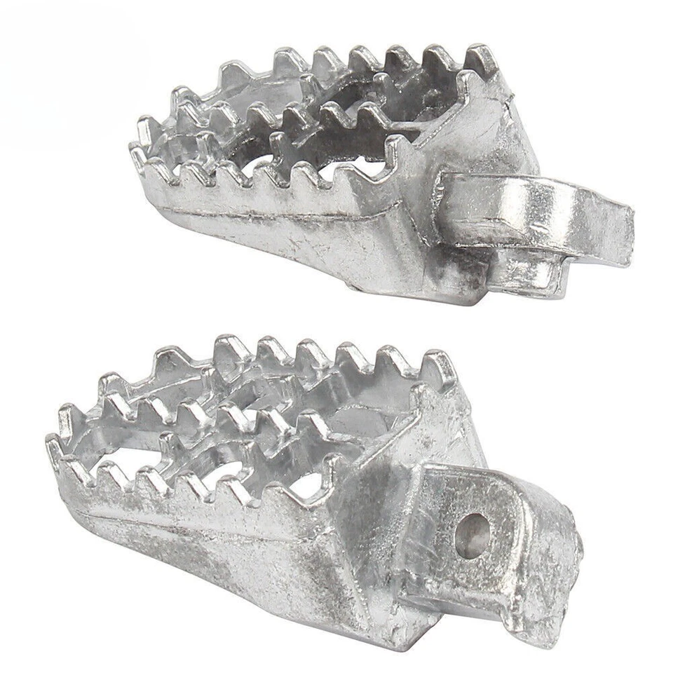 Dirt Bike Pedal Foot Pegs Silver For Yamaha PW50 TTR125 TTR225 TTR90 TTR110 Foto 4 de 4