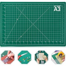 Self-healing sewing mat, 12-inch x 18-inch rotating cutting mat