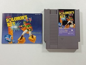 SOLOMON S KEY NINTENDO NES PAL-B EEC (COMPLETE - GOOD CONDITION OVERALL)