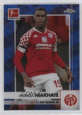 2020 Topps Chrome Bundesliga Blue Wave Refractor 64/150 Moussa Niakhate #71 12zw