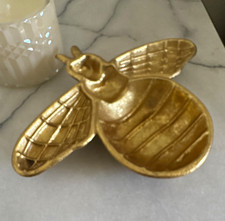 Gold Metallic Bee Shaped Metal Decorative Bow...