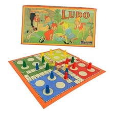 Foldable Ludo Board Game Set  Portable Travel-Friendly Family Board Ludo Game