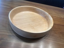 Handgedrechselte Schale aus Erlenholz