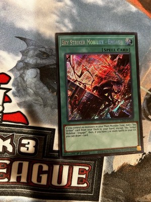 Sky Striker Mobilize - Engage! L26D-ENS10 Secret Rare Alt Art Yugioh 1st Edition