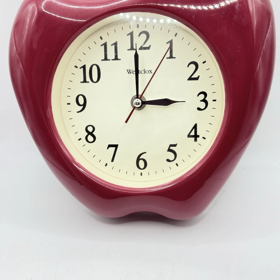 Reloj de Pared Westclox 10" Tridimensional Apple - Modelo #38038A Foto 4 de 4