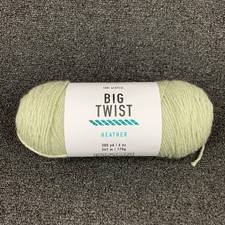 Big Twist Heather Sage 380yds 6oz Worsted 4 Medium Yarn Discontinued