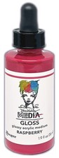 Dina Wakley Media Gloss 2oz Dropper Style-Raspberry