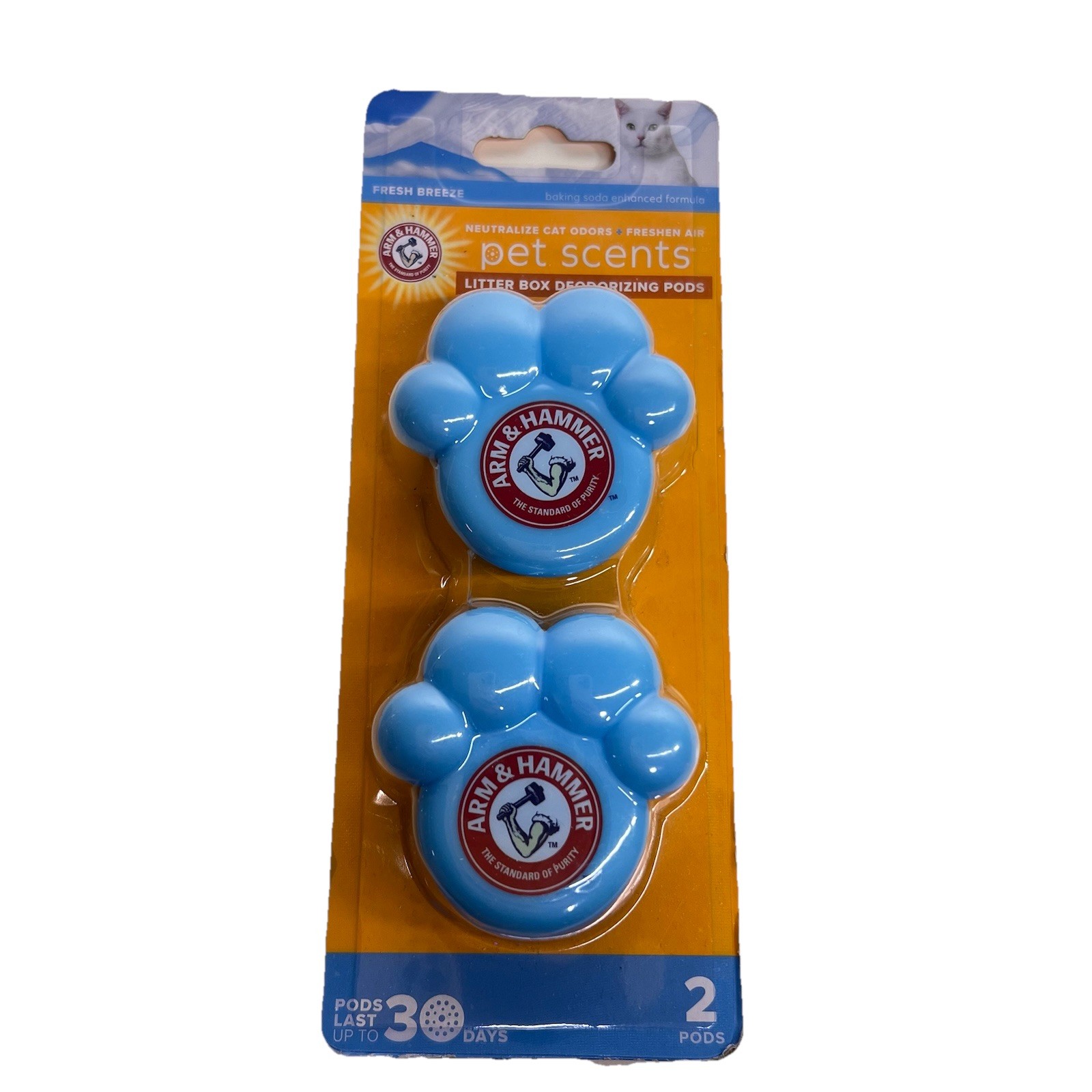 Deodorizing Pods 2 Pods, Fresh Breeze Scent | 2 Cat Litter B