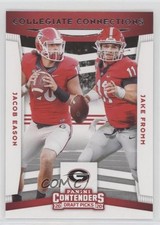 2020 Contenders Draft Picks Collegiate Connections Jacob Eason Jake Fromm x9h