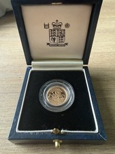 1997 Half Sovereign coin in box 