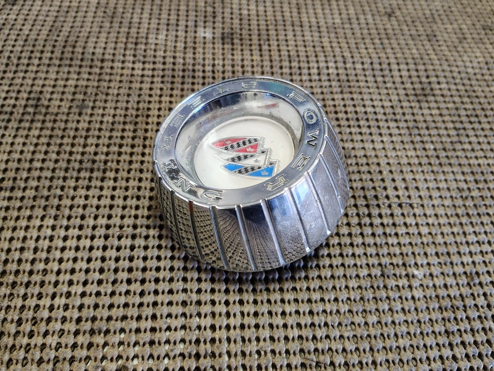 60 Buick Electra LeSabre Invicta Estate Wagon Steering Wheel Horn Button 1194735 - Image 3 of 4