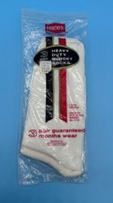 Vintage Hanes Red Label Socks 2 Pair Cotton Made USA Size 11 11.5 Mens