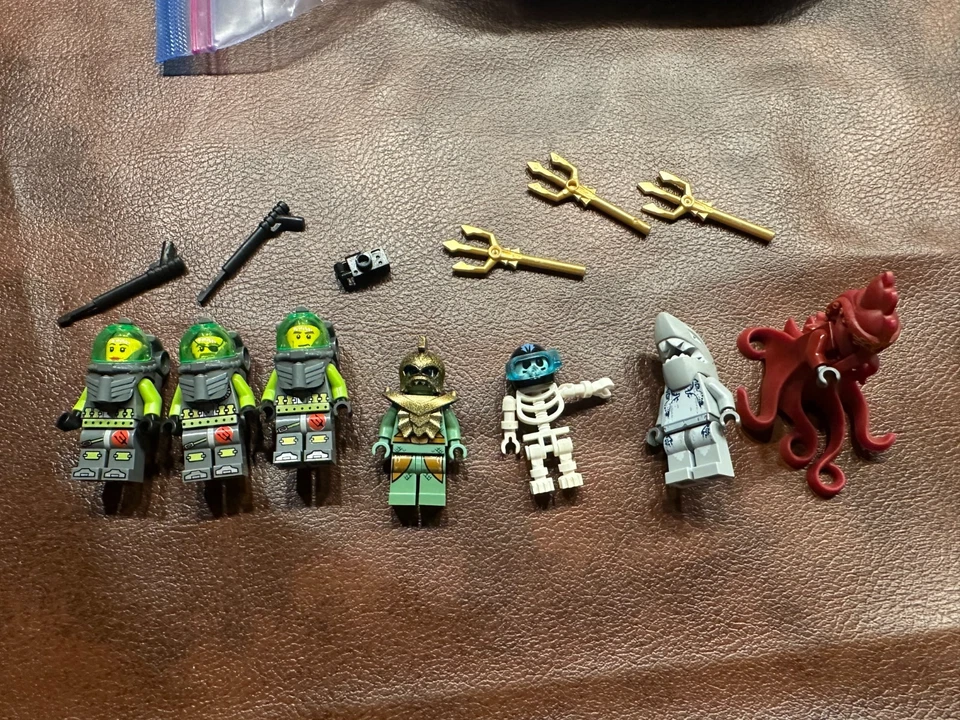 LEGO Atlantis: Portal of Atlantis (8078) - All figs+box, 1 broken piece - Image 4 of 4