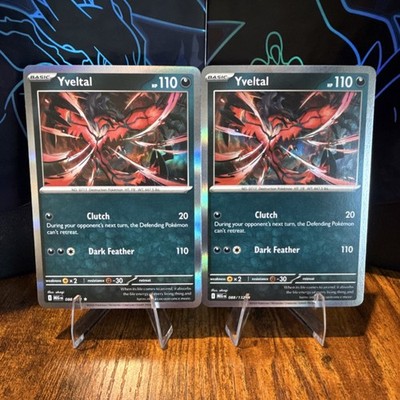 Pokémon TCG - Yveltal Mega Evolution - Holo Cards 088/132 x2