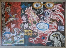 Mark Hearld Souvenir Poster for "The Lumber Room" Exhibition at York Art Gallery