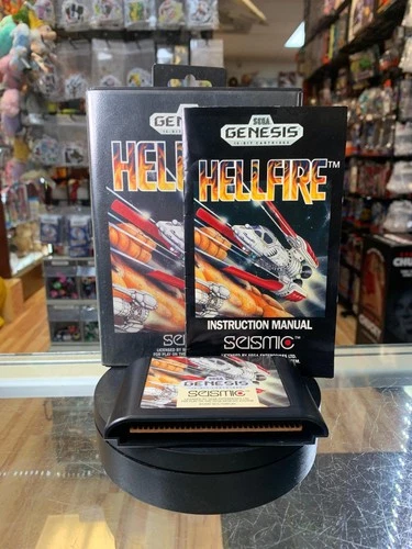Hellfire (Sega Genesis, Vintage Video Games) COMPLETE