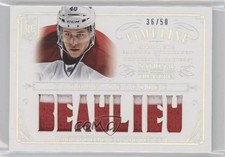 2013 Panini National Treasures Rookie Timeline Prime 36/50 Nathan Beaulieu 0af